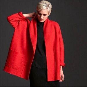 Eileen Fisher Red Jacket